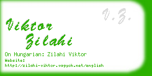 viktor zilahi business card